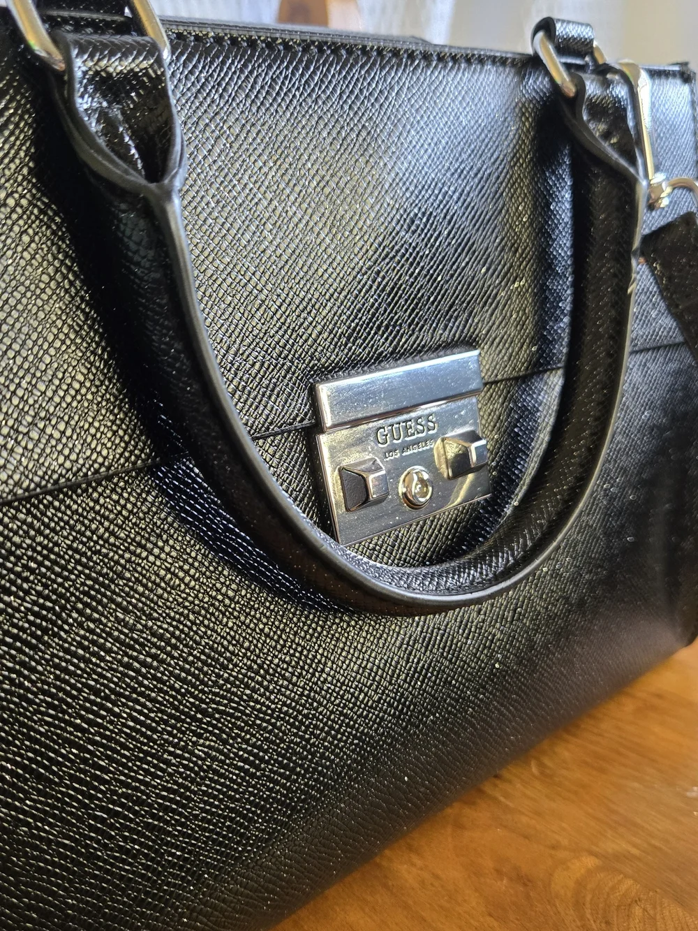 Guess Giana Glitter Satchel